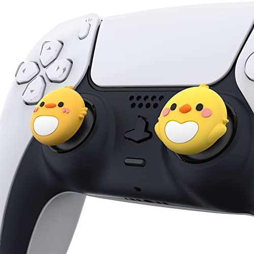PlayVital Thumb Grip Caps for Xbox Series S/X, Xbox One, Elite Series 2 Controller, Cute Joystick Caps for ps5/EDGE/ps4, Thumbstick Cover for Switch 2 Pro/Switch Pro - Parrot & Chick - color: Parrot & Chick
