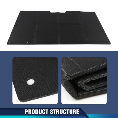 PIT66 Hood Insulation Pad Compatible with Chevy GMC Pickup Truck Jimmy Suburban 1981-1987 - style: 1981-1987 Chevy/GMC
