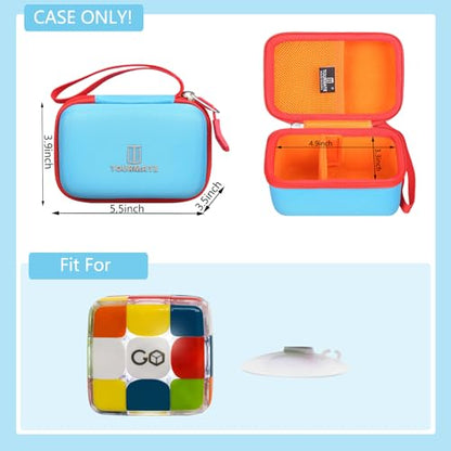 Tourmate Hard Storage Case for GoCube Edge, The Connected Electronic Bluetooth Cube - Award-Winning 3x3 Speen Cube, Case Only(Box for Sale) (Blue & Red) - color: Blue & Red