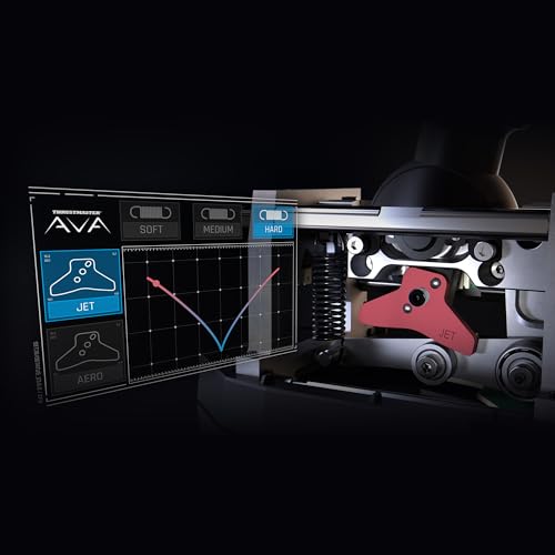 Thrustmaster AVA Customizable Modular Flight Sim Joystick Base - PC | Adjustable axis curve, resistance, travel & damping, AXY precision sensors, tool-free tuning, fits Thrustmaster grips - style: AVA Base