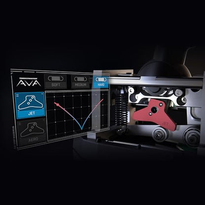 Thrustmaster AVA Customizable Modular Flight Sim Joystick Base - PC | Adjustable axis curve, resistance, travel & damping, AXY precision sensors, tool-free tuning, fits Thrustmaster grips - style: AVA Base