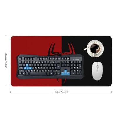 Gaming Mouse Pad, Spider Red Pattern Mouse Pad Large Extended Computer Mouse Mat Keyboard Full Desk Mousepad for Gaming, Office, Home 11.8x31.5Inch - color: style-15, size: 11.8 x31.5-Inch