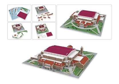 Pro Lion 3D Jigsaw Puzzle of Texas Tech Red Raiders Basketball Stadium - 81 Pieces | 2 Hour Build Time | Home of Texas Tech Basketball Team | NCAA Basketball Gifts for Boys, Men & Kids Aged 8 & Up - style: Home of Texas Tech Basketball team