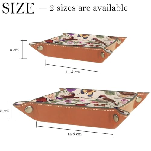 Butterflies Pansies Birds Dice Tray Dice Rolling Tray Folding Dice Holder for Dice Games, Like RPG, DND and Other Table Games - color: Multi 14