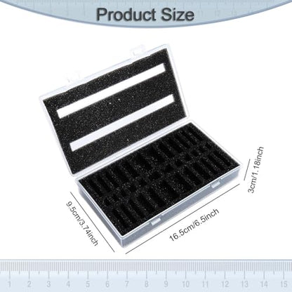 1:64 1:87 Miniature Figure Box Protection Box, Impact Resistant, Pre Grooved Foam Layer Show Case, Action Figure Container