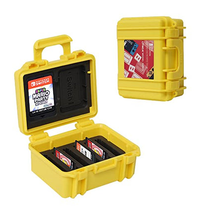 LYNCA Switch Game Card Case Compatible with N Switch Games, Protective Switch Game Cartridges Holder Carrying Storage Box, Portable Game Card Holder Case 8 Cartridge Slots for Nintendo Switch - color: D800S