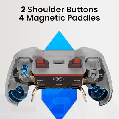 ZD O+ Excellence Wireless PC Controller – Modular Design, Hall Effect Joysticks, Remappable Buttons, RGB & Audio Jack for Switch/Switch2, PC, Android, iOS & Steam (Starfield Edition) - color: Starfield Edition
