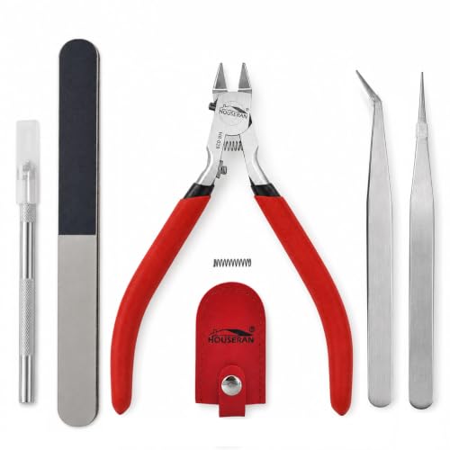 11.9cm(4.7인치) 모델 니퍼, 싱글 블레이드, 모델링 도구 키트 | 플라스틱 모델용 스프루 커터, 건프라 건담용 클리퍼, 모델 빌딩용 취미 도구