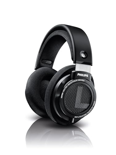 Philips Audio SHP9500 HiFi Precision Stereo Over-Ear Headphones (Black) - style: Performance Audio | SHP9500