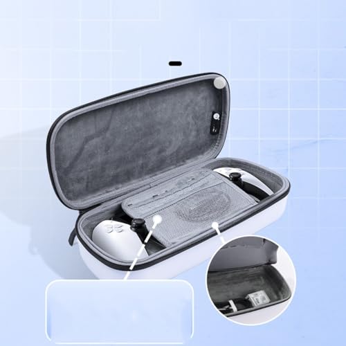 Buziba Storage Bag Hard Shell Protective Carry Case for Sony PS5 PlayStation Portal Handheld Game Console Portable Travel Handbag for Console Accessories