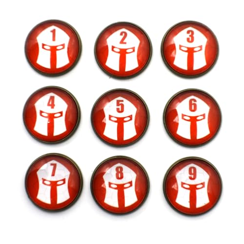 D&D Numbered Monster Token Markers for Dungeons and Dragons (Soldier) - style: Soldier