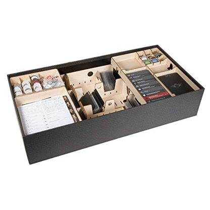 The Broken Token Dead Kingdom Compatible Game Organizer for Kingdom Death Monster - Wood Storage Box with Multiple Trays
