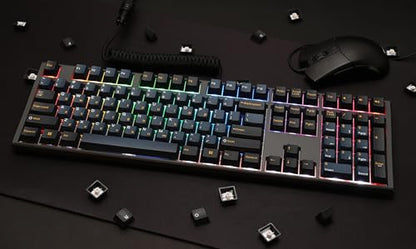 Ducky One 3 Pro Nazca 8K Hotswap RGB Triple Shot PBT Mechanical Keyboard - Cherry MX2A Speed Silver - size: Cherry MX2A Speed Silver, style: 100%