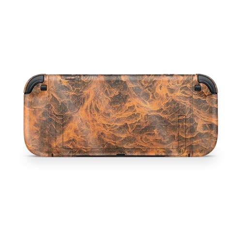 Glossy Glitter Gaming Skin Compatible with Nintendo Switch 2 Console Only - Burning Up - Premium 3M Vinyl Protective Wrap Decal Cover - Easy to Apply | Crafted in The USA by MightySkins - color: Burning Up, size: Switch 2 Console Skin Only, style: Glossy