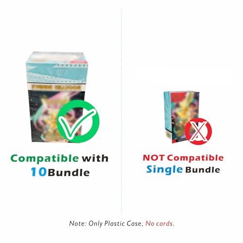 1PC Acrylic Magnetic Case for NEW Booster Bundle(10Bundle) ME2.5 Ascended Heroes Acrylic Display Case with Magnets Lid