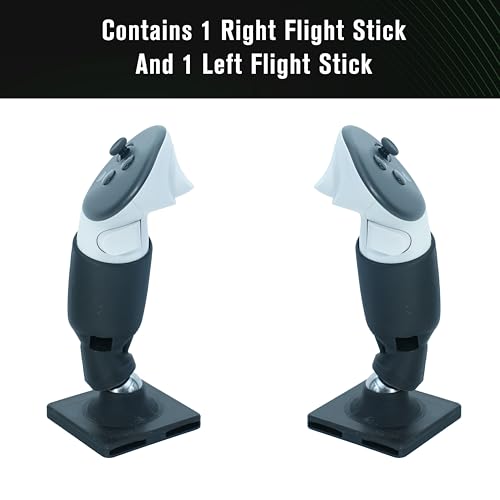 DeadEyeVR Advanced Flight Sticks - Magnetic HOTAS Joystick Adapters for The Rift S/Quest (2) - size: Quest