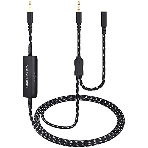 HD60 S+ Chat Link Pro Cable for Elgato 4K S, 4K X, HD60 X Capture Card | Chat Adapter with in-line Isolator Compatible with Nintendo Switch, Xbox One, PS4 and PS5, 6.6ft Long - color: Black with Isolator
