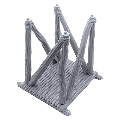 EnderToys Viking Watchtower by Terrain4Print, 3D Printed Tabletop RPG Scenery and Wargame Terrain for 28mm Miniatures