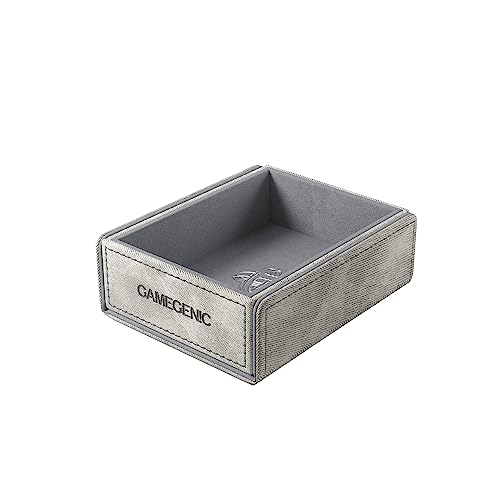 Gamegenic Token Keep - Premium Token Box for Safe Storage, Fits Dungeon 1100+ and Dungeon S 550+, Holds Tokens, Dice, and Cards, Fully Usable During Gameplay, Gray Color, Made - color: Gray