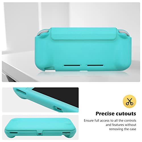 ProCase Flip Cover for Nintendo Switch Lite with 2 Pack Tempered Glass Screen Protectors, Slim Protective Case with Magnetically Detachable Front Cover for Nintendo Switch Lite 2019 -Turquoise - color: Turquoise
