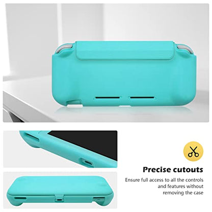 ProCase Flip Cover for Nintendo Switch Lite with 2 Pack Tempered Glass Screen Protectors, Slim Protective Case with Magnetically Detachable Front Cover for Nintendo Switch Lite 2019 -Turquoise - color: Turquoise
