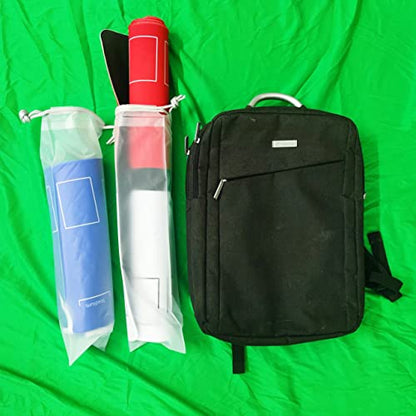 24" Playmat for Game Cards, 2 Player Gaming Mat Trading Card Game Stadium with Playmat Bag(Multi THK 2mm) - color: Red/White