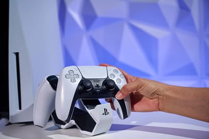 PowerA Twin Charging Station for Dualsense Wireless Controllers, Dualsense Controller Charging, Charge, Sony PlayStation, PS5, Officially Licensed - PlayStation 5 - style: Dual Charging
