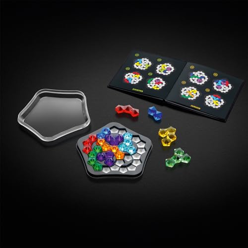 SmartGames IQ Deluxe: Pentagon - the New IQ Series from SmartGames Featuring 120 Challenges in a Deluxe Travel Case for Ages 14 - Adult