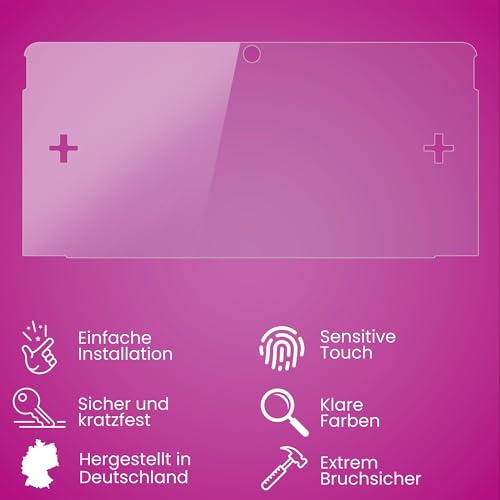 atFoliX Plastic Glass Protective Film compatible with Nintendo 3DS 2011, 9H Hybrid-Glass FX Screen Protector (Set of 1) - color: FX-Hybrid-Glass — Set of 1, size: 3DS (2011)