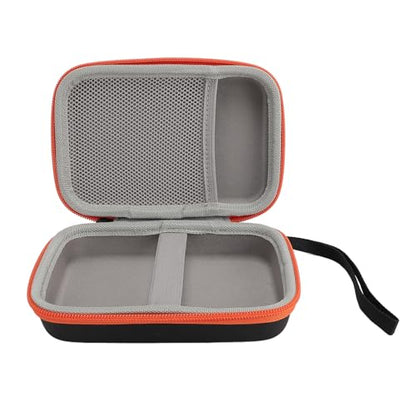 Handheld Game Console Case, Shockproof EVA Travel Storage Bag with Mesh Pocket for R36S R40S PRO RG35XXSP RG353V RG35XX, Portable Gaming Player Case for Outdoor Camping Hiking