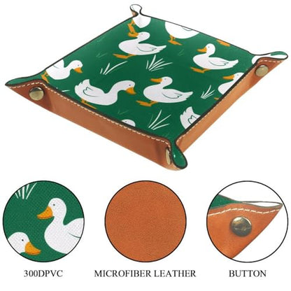 Duck Animal Dice Tray Dice Rolling Tray Folding Dice Holder for Dice Games, Like RPG, DND and Other Table Games - color: Multi 10