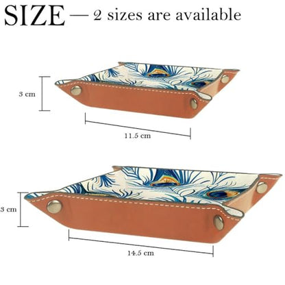 Peacock Feathers Dice Tray Dice Rolling Tray Folding Dice Holder for Dice Games, Like RPG, DND and Other Table Games - color: Multi 20