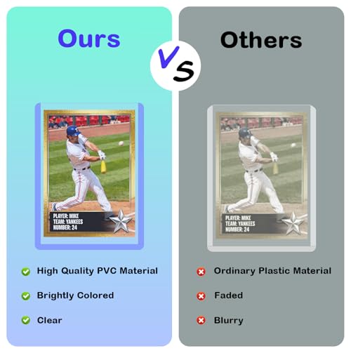 25-Pack 360pt Thick 3"x4" Plastic Card Protectors, Hard Card Sleeve | Wide Top Opening, Scratch-Resistant Clear Shell, Trading Cards Collectible And Display, Long-Term Card Preservation - size: 360PT 25ct Hard Sleeves