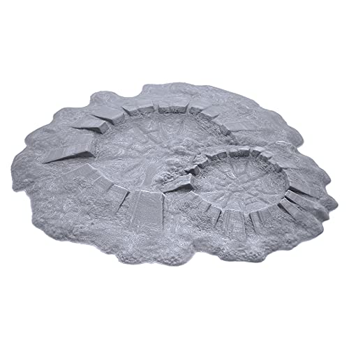 EnderToys Battlefield Craters Auxiliary Set by Terrain4Print, 3D Printed Tabletop RPG Scenery and Wargame Terrain for 28mm Miniatures