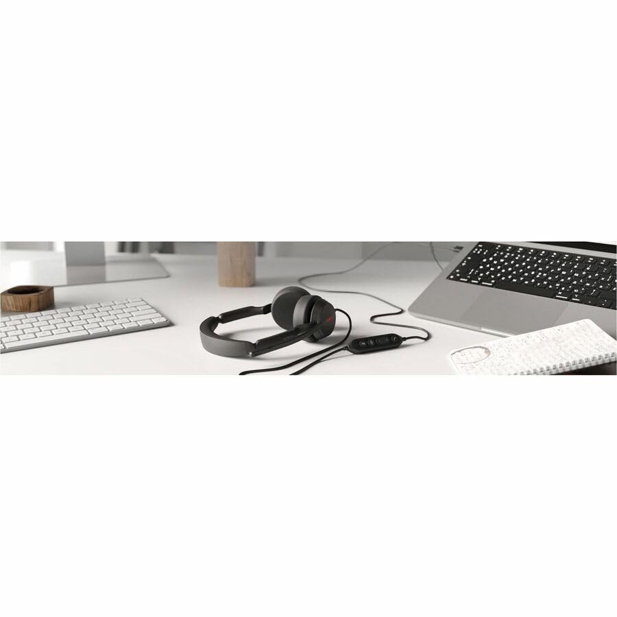 Yealink UH44 Wired USB Headset for Work, USB-C/A, 2 Noise-Canceling Mics | wired headphones with microphone for work,usb headset for pc laptop,office headset,work from home,busy light,inline controls