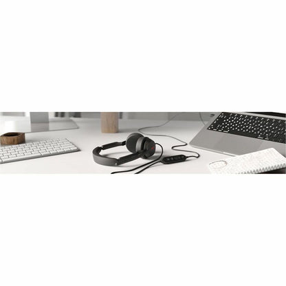 Yealink UH44 Wired USB Headset for Work, USB-C/A, 2 Noise-Canceling Mics | wired headphones with microphone for work,usb headset for pc laptop,office headset,work from home,busy light,inline controls