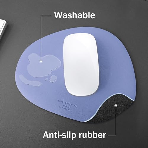 GREEDY FARMERS Mouse pad, Non-Slip Washable Waterproof Computer Mouse pad (Smurf Blue) - color: Smurf Blue