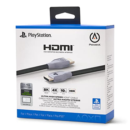 PowerA Ultra High Speed HDMI Cable for PlayStation 5, Cable, HDMI 2.1, PS5, Officially Licensed - style: HDMI