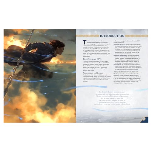 Stormlight Handbook, Cosmere RPG Core Rulebook by Brotherwise Games | 3-7 Players | Ages 14+ | Build Characters, Swear Ideals, and Tell Epic Stories