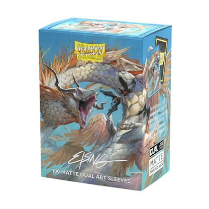 Dragon Shield | Matte Dual Art Sleeves | The Ejsingandr | 100 CT - Smooth & Tough Premium TCG Sleeves | Compatible with Pokemon, One Piece & Magic the Gathering - color: The Ejsingandr