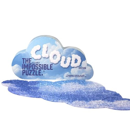 The Clearly Impossible Puzzle 100, 200, 500, 1000 Pieces Hard Puzzle for Adults Cool Difficult Clear Brain Teaser - Difficult Funny for Adults (Cloud Edition) - size: Cloud Edition