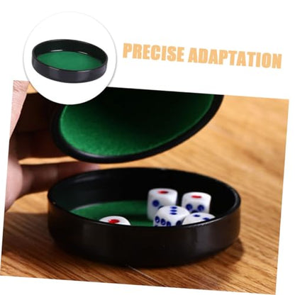 Toddmomy 5pcs Ktv Game Cup Lid Durable Dice Shaker Base Plate Noise-reducing Dice Cup Tray for Parties Games Easy Install Precision Fit