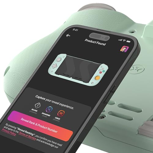 CRKD Nitro Deck Crystal Collection with Carry Case - Professional Handheld Deck with Zero Stick Drift for Nintendo Switch and Switch OLED (Retro Mint - Nostalgia Collection) - color: Retro Mint