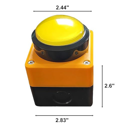 Programmable USB Macro Keypad, Default Enter Function, One-Handed Customizable Buttons with Macro Keys, U Disk with Customized Combination Buttons Program, Control Switch for Gaming, Streaming ,PS5 - color: Programmable / Orange / Default Enter