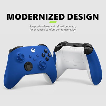 Microsoft Xbox One S Wireless Bluetooth Controller BLUE (Renewed)