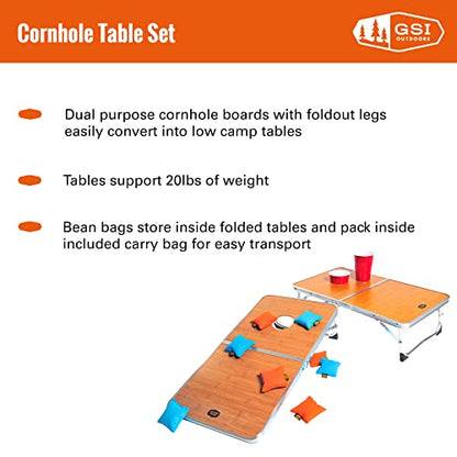 Outside Inside Outside Games - style: Dual Purpose Tables & Cornhole Set