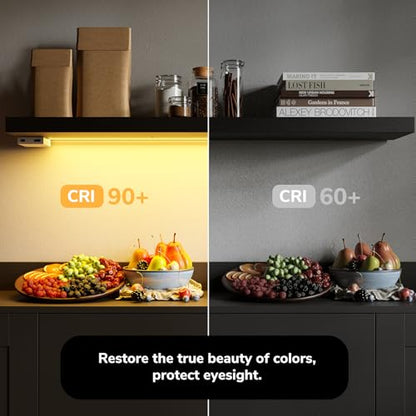 BAMEOS Floating Shelves with LED Light, Wall Mounted Wooden Shelves with Invisible Brackets, Set of 2, Hanging Wall Shelves for Bedroom, Bathroom, Living Room and Kitchen(31", Blcak) - color: Black-cob, size: 31 x 7
