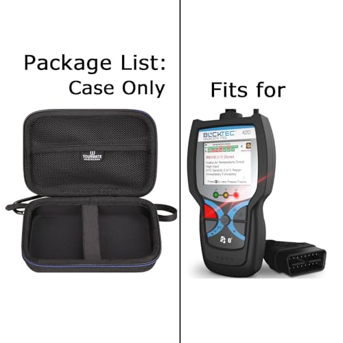 Tourmate Hard Storage Case for 420 Bluetooth OBD2 BLCKTEC Scanner Diagnostic Tool - Travel Case for Vehicle Code Reader for Car(Only Case)