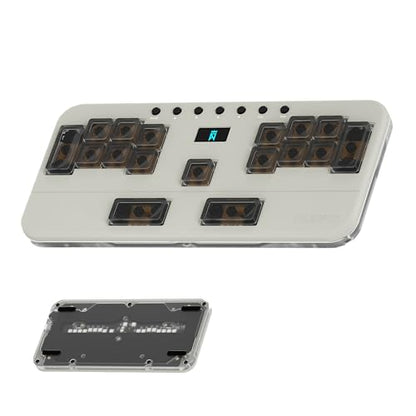 Gaming Keyboard for Music Rhythm Games Customizable Mechanical Keyboard (Grey) - color: Grey