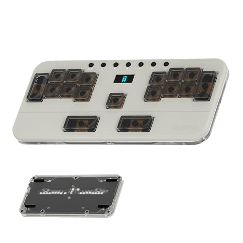 Gaming Keyboard for Music Rhythm Games Customizable Mechanical Keyboard (Grey) - color: Grey